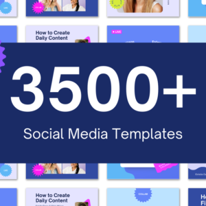 3500+ Editable Canva Social Media Templates Bundle with PLR & MRR – Instagram, Facebook & Marketing Designs