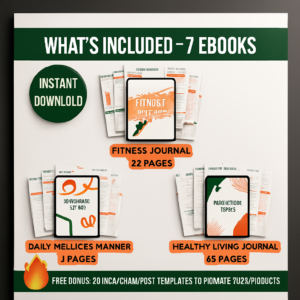 Complete DFY Digital Products Bundle — Weight Loss eBooks & Canva Templates