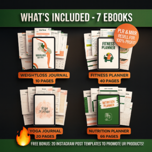 Complete DFY Digital Products Bundle — Weight Loss eBooks & Canva Templates