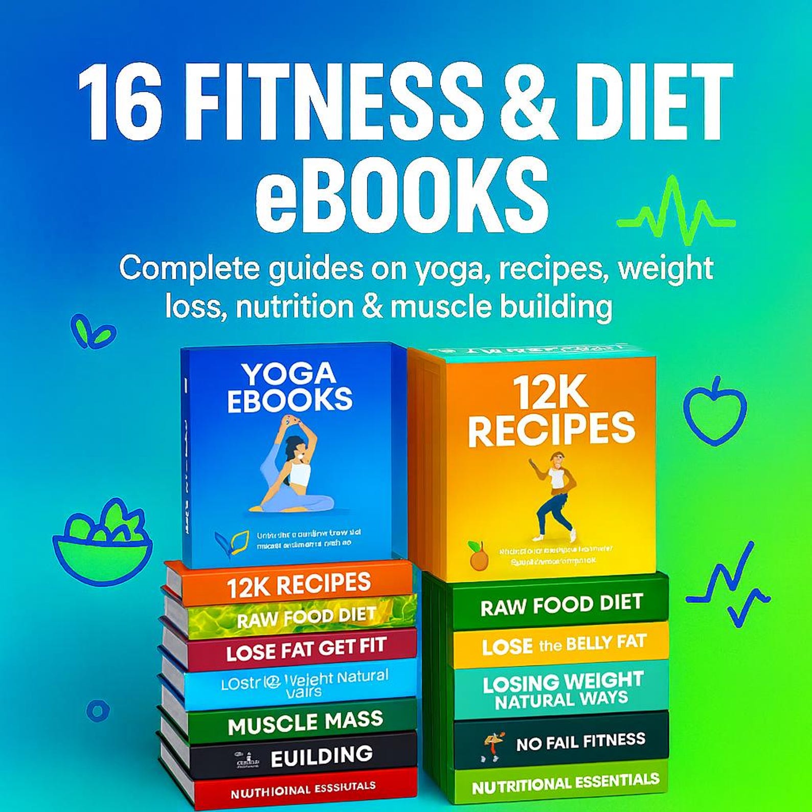 Fitness Empire Bundle™ | 700+ Viral Gym Reels, 16 eBooks & Canva Planners (PLR & MRR) - Image 3